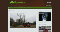 Desktop Screenshot of dependabletreeserviceinc.com
