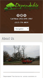 Mobile Screenshot of dependabletreeserviceinc.com